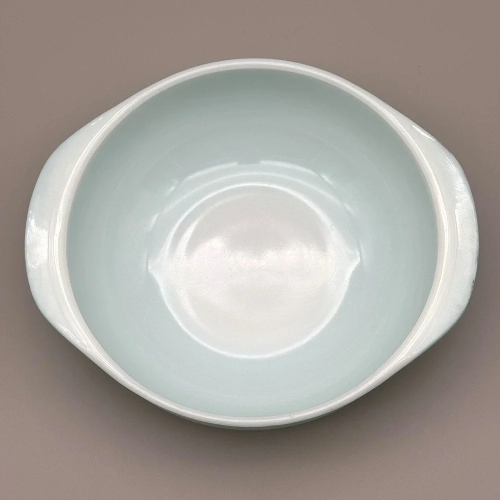 Vintage Pyrex Teal 024 2 QT Round Casserole Dish Bowl Made In USA‎